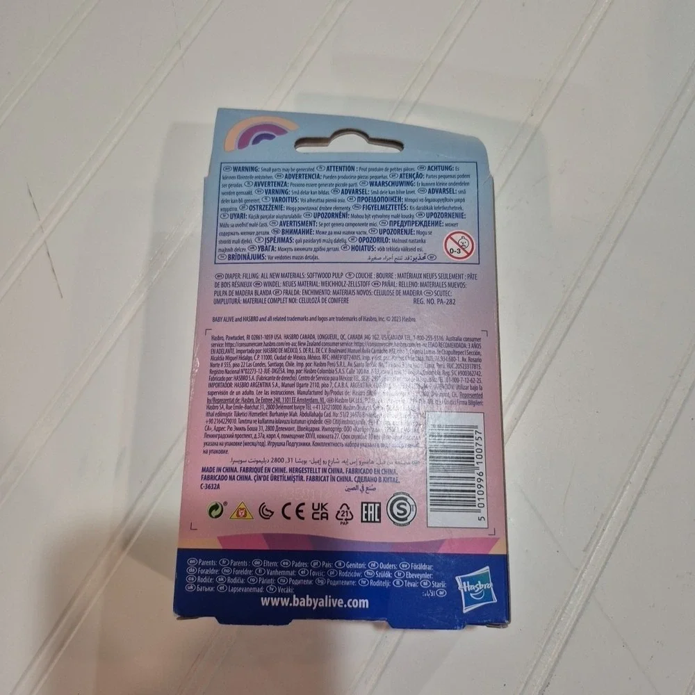 Baby Alive Doll Diapers Refill 4 Pack Fits 12‑Inch Drinking Wetting Dolls